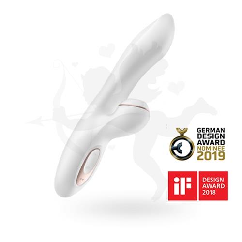 Estimulador de punto G con succionador de clitoris con carga USB